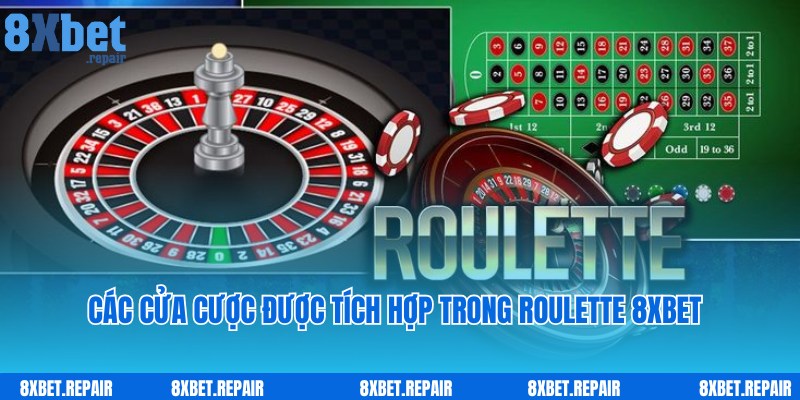 Roulette 8xbet: Sảnh chơi cò quay online thu hút nhiều game thủ 4 Các cửa cược hấp dẫn, đơn giản trong game Roulette 8xbet