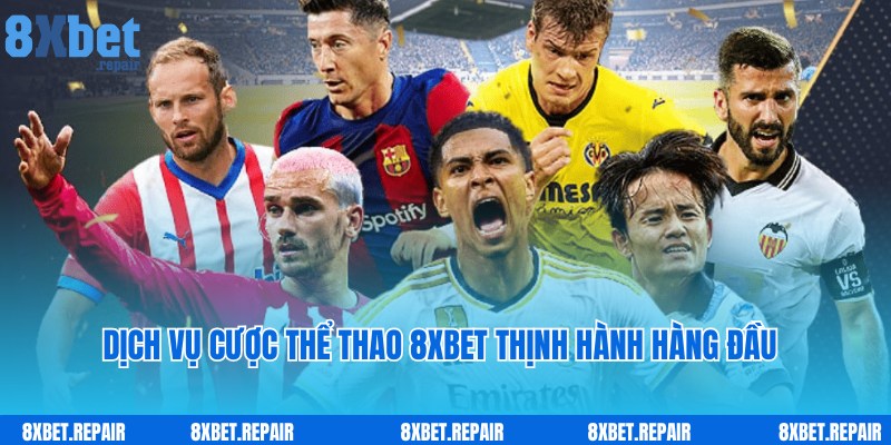 Thể thao 8xbet: Sảnh cá cược chính đẳng cấp top đầu châu Á 2 Dịch vụ cược thể thao 8xbet chuyên nghiệp, uy tín hàng đầu